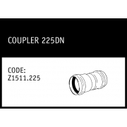Marley Rubber Ring Joint Coupler 225DN - Z1511.255